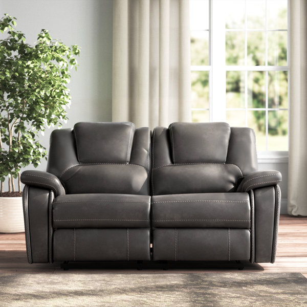 Lark Manor Amyjo 62'' Faux Leather Reclining Loveseat & Reviews Wayfair
